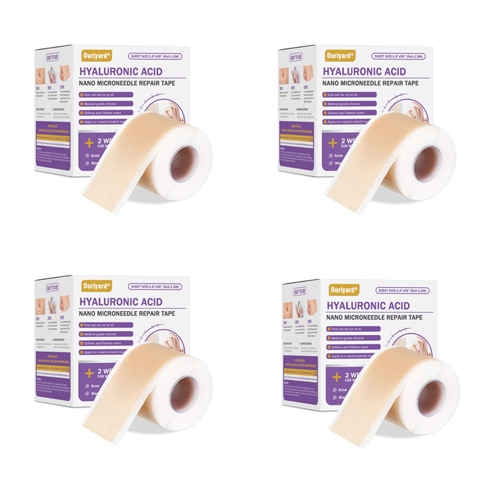 ✅ TGA Approved | Ourlyard® Hyaluronic Acid Nano Microneedle Repair Tape🦘🍀 (Effective in fading various types of scars, including surgical scars, burn scars, acne scars, and stretch marks, while improving uneven skin tone and skin imperfections.)