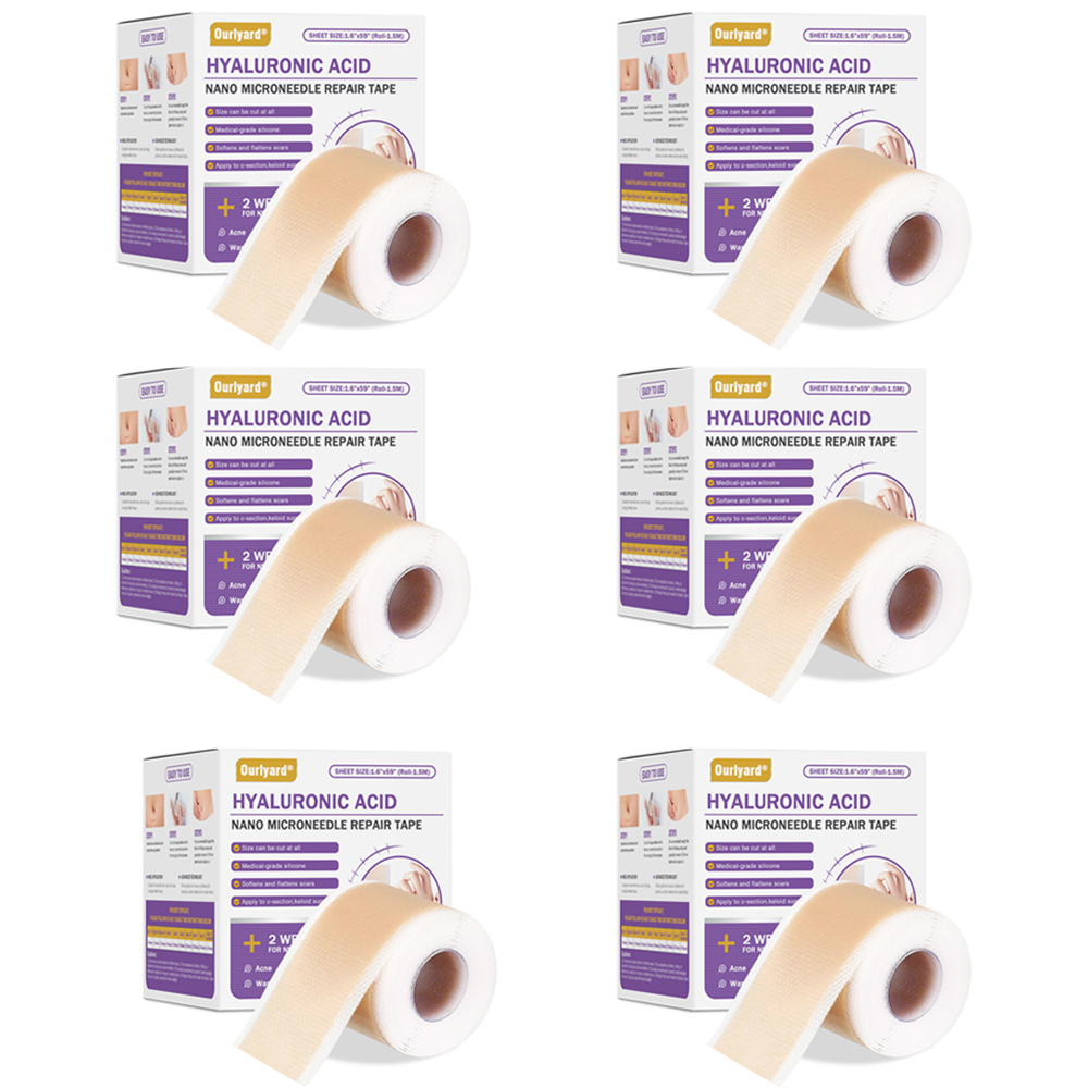 ✅ TGA Approved | Ourlyard® Hyaluronic Acid Nano Microneedle Repair Tape🦘🍀 (Effective in fading various types of scars, including surgical scars, burn scars, acne scars, and stretch marks, while improving uneven skin tone and skin imperfections.)